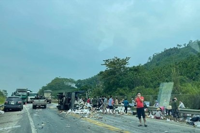 Hiện trường vụ tai nạn. Ảnh: laodong.vn