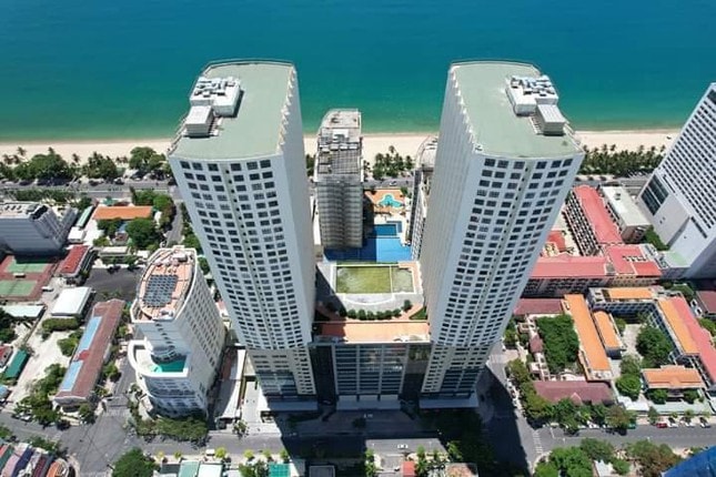 Khu đất Trường Chính trị Khánh Hoà cũ nay đã thành Trung tâm thương mại, chung cư và khách sạn Gold Coast. Ảnh L.H