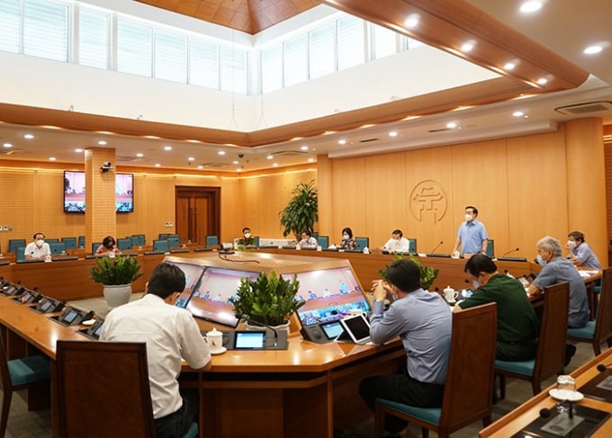 Quang cảnh buổi họp