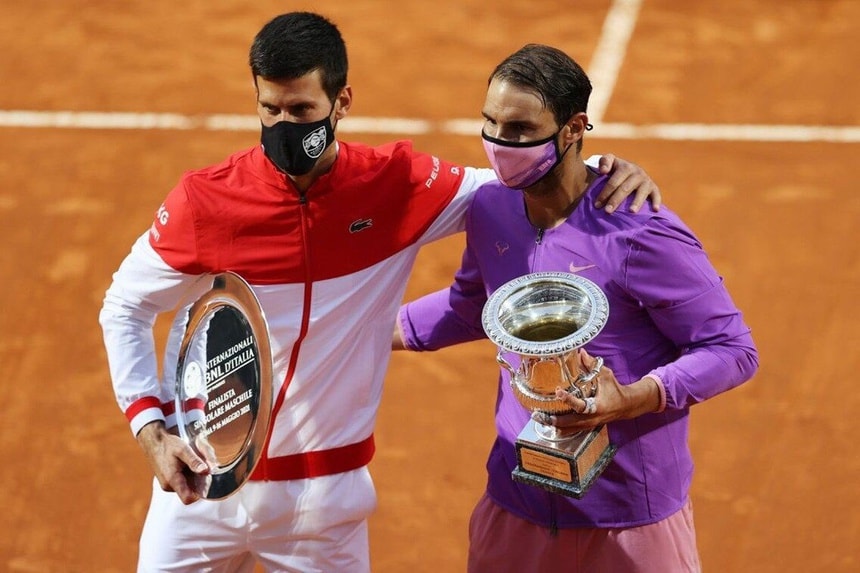 Djokovic tranh vé với Nadal để vào chung kết Pháp Mở rộng. Ảnh: Reuters