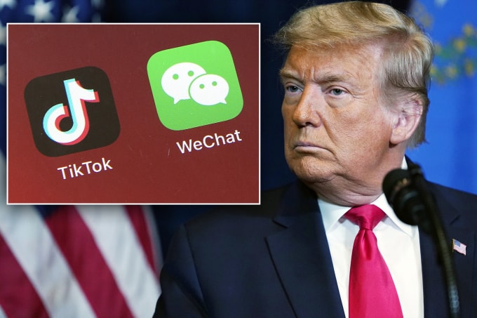 Lệnh cấm TikTok và WeChat của ông Trump đã bị gỡ bỏ sau quyết định của Tổng thống Joe Biden - Ảnh: Granthshala
