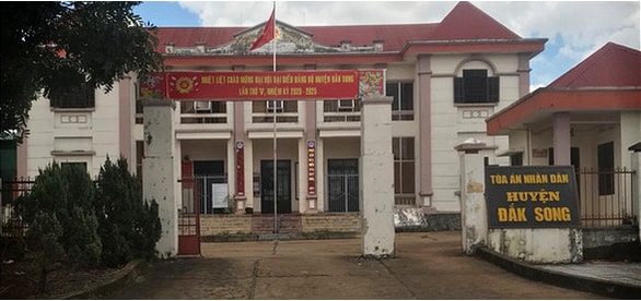 Kỷ luật Chánh án, Phó Chánh án và Thẩm phán Tòa Đắk Song