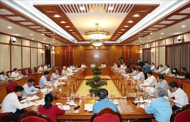 Toàn cảnh cuộc họp. (Ảnh:TTXVN)
