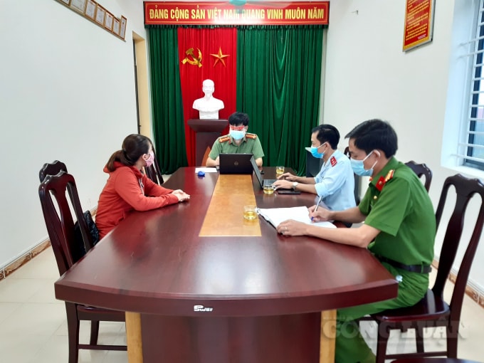 Lực lượng chức năng làm việc với trường hợp N.T.TH