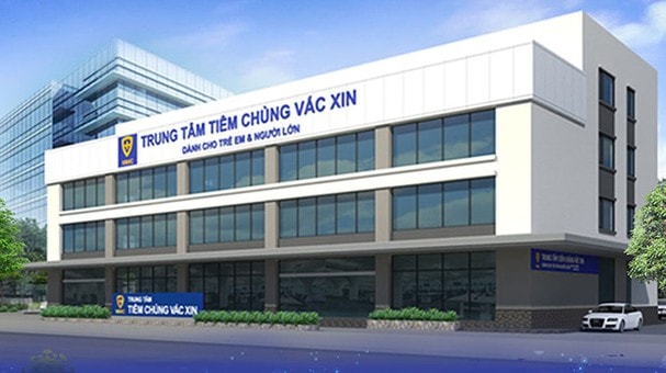 Trung tâm tiêm chủng VNVC, 17 Mai Hắc Đế, phường Hà Huy Tập, TP Vinh nơi bệnh nhân Covid-19 ở Hương Sơn (Hà Tĩnh) từng đến. Ảnh TL