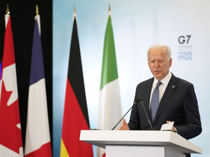 Tổng thống Mỹ Joe Biden kêu gọi Trung Quốc phối hợp điều tra nguồn gốc COVID-19 - Ảnh: Reuters