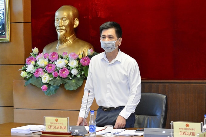 Phó Chủ tịch Hội đồng Dân tộc Nguyễn Lâm Thành.
