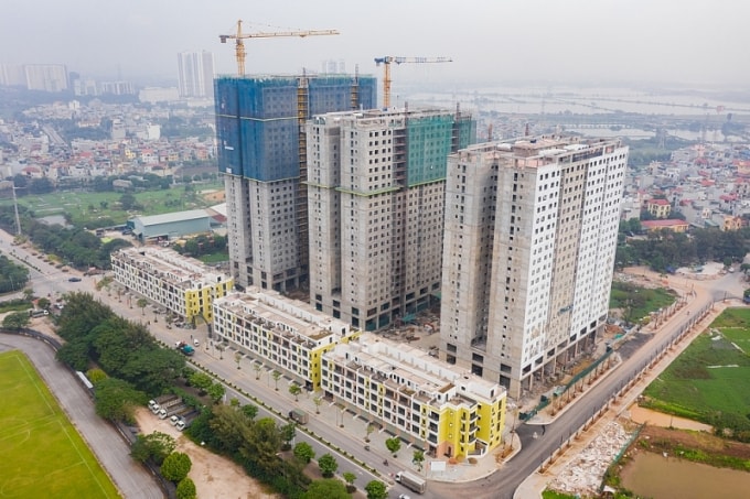 Dự án Nhà ở xã hội IEC Tứ Hiệp Thanh Trì. Ảnh: HĐ