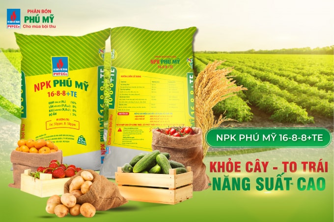 PVFCCo ra mắt sản phẩm NPK Phú Mỹ 16-8-8+TE.