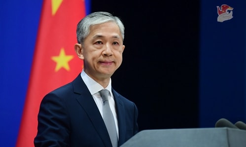Người phát ngôn Bộ Ngoại giao Wang Wenbin - Ảnh: fmprc.gov.cn