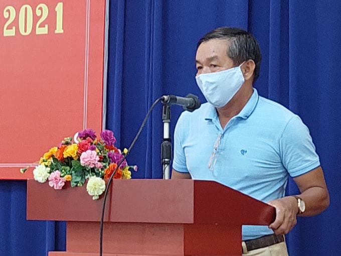 Nhà báo Phạm Hoài Nam (Báo SGGP) tác giả đoạt giải Nhì với loạt bài “Nhận diện, đấu tranh với thông tin xấu, độc trên không gian mạng” phát biểu tại lễ trao giải.
