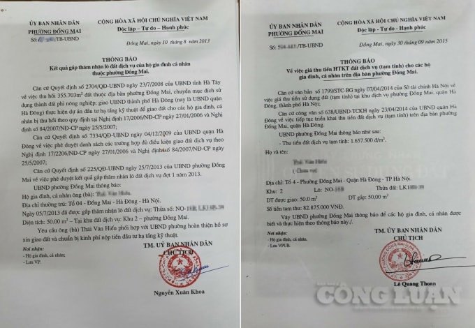 Mỗi hộ dân phải đóng hơn 80 triệu đồng tiền hạ tầng kỹ thuật Khu đất dịch vụ Đồng Mai