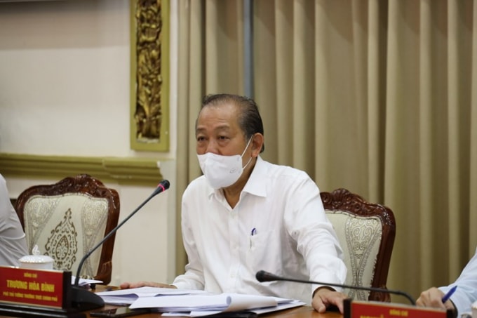 Phó Thủ tướng Thường trực Trương Hoà Bình.
