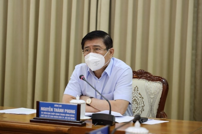 Ông Nguyễn Thành Phong, Chủ tịch UBND TP. HCM.