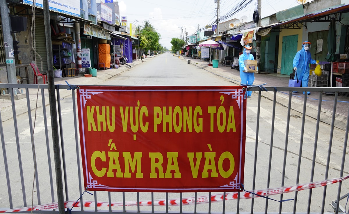 Tỉnh Long An bước đầu thành công ngăn ngừa dịch Covid-9 lây lan. Ảnh: minh họa