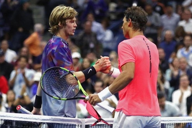 Tay vợt Rublev từng đánh bại Nadal ở tứ kết Monte Carlos Master 2021. Ảnh: internet