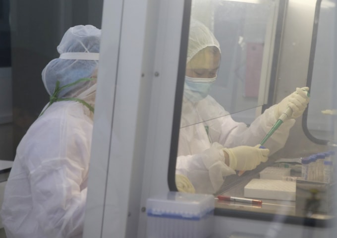 CDC Hà Tĩnh tiến hành xét nghiệm