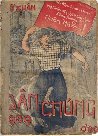 Bìa báo Dân Chúng, số Xuân 1939
