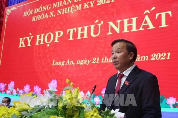 Ông Nguyễn Văn Út, Chủ tịch UBND tỉnh Long An nhiệm kỳ 2021-2026. Ảnh: TTXVN