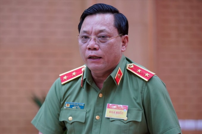 Trung tướng Nguyễn Hải Trung, Giám đốc Công an Hà Nội, đã thông tin về quá trình điều tra vụ đoạn clip 