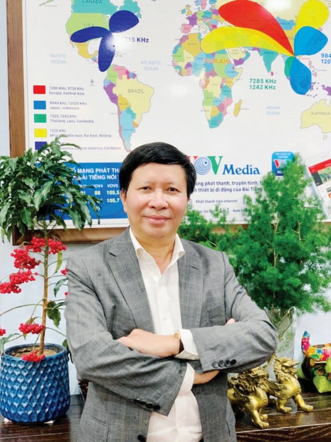 Nhà báo Vũ Hải Quang - Phó Tổng giám đốc Đài Tiếng nói Việt Nam.