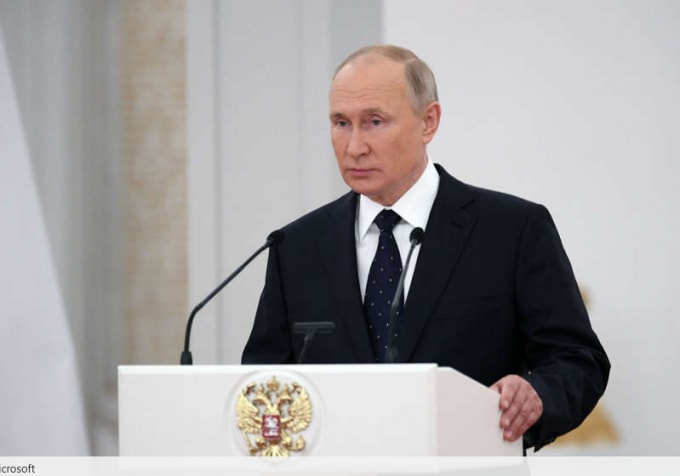 Vladimir Putin cáo buộc Hoa Kỳ tổ chức đảo chính ở Ukraine. @ Getty