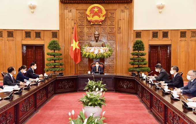 Quang cảnh buổi tiếp.