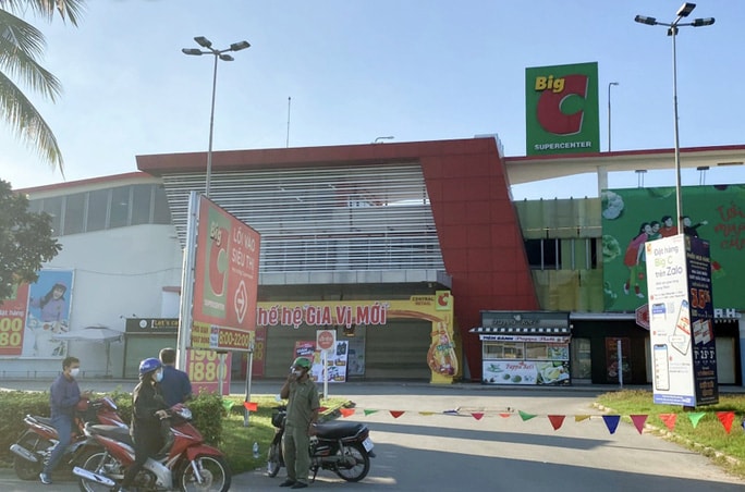 Siêu thị Big C Đồng Nai được dỡ bỏ phong toả từ trưa nay. Ảnh: nld.vn