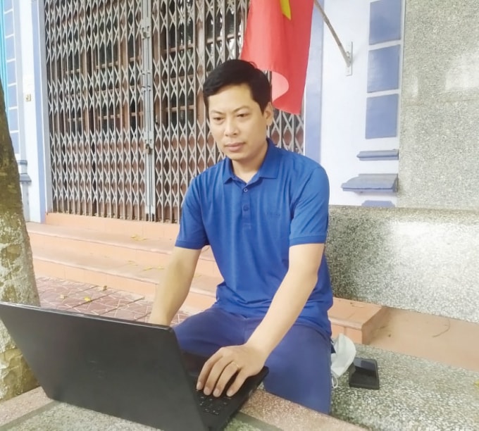 Nhà báo Trần Long (bút danh Long Anh), thường trú Báo Giáo dục và Thời đại tại Vĩnh Phúc