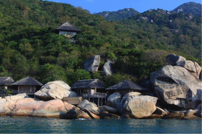 Khu nghỉ dưỡng Six Senses Ninh Vân Bay.