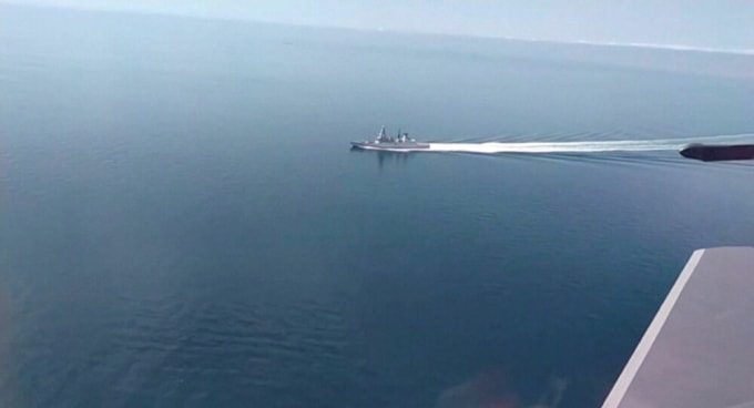 Tàu HMS Defender. Ảnh: RMD