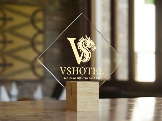 Logo của VSHotel tượng trưng cho sự hưng thịnh.