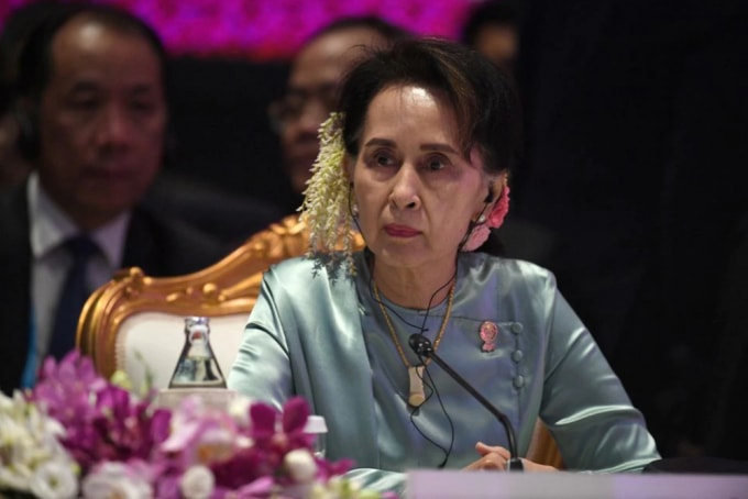 Tổng thư ký Liên hợp quốc Antonio Guterres kêu gọi quân đội Myanmar thả ngay lập tức bà Aung San Suu Kyi - Ảnh: Reuters