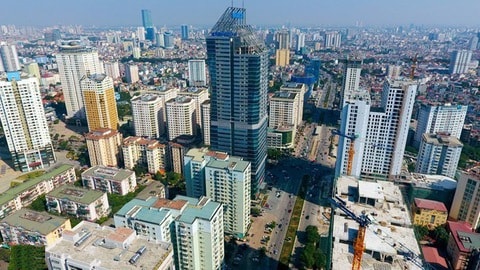 Giá căn hộ ngoại thành tiệp cận khu trung tâm.