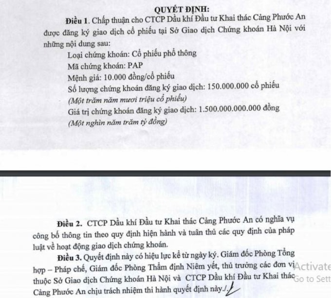 Cảng Phước An đưa 150 triệu cổ phiếu lên giao dịch trên Upcom.