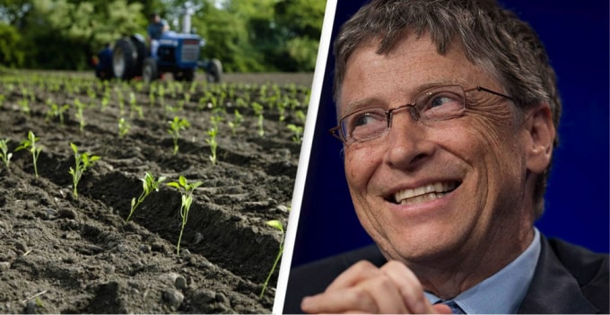 Tỷ phú Bill Gates là chủ sở hữu đất nông nghiệp tư nhân lớn nhất tại Mỹ. Ảnh: Land Report.