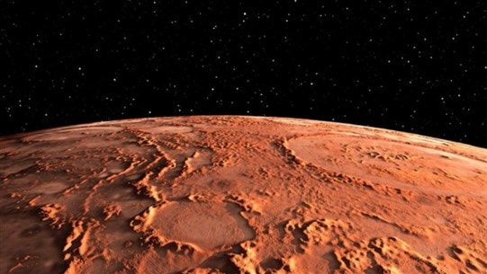 Bề mặt Sao Hoả. Ảnh: NASA