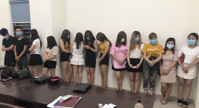 Các đối tượng trong vụ việc. Ảnh: VTV