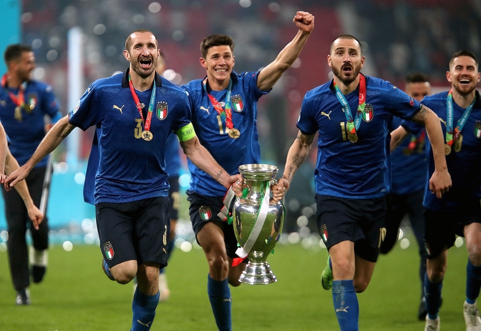 Đội tuyển Italy giành chức vô địch Euro 2020. Ảnh: Getty Images