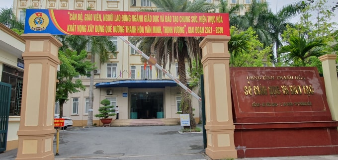 Sở Giáo dục và Đào tạo Thanh Hóa, nơi bà Phạm Thị Hằng từng làm Giám đốc từ năm 2012 đến năm 2020. Ảnh: TĐ