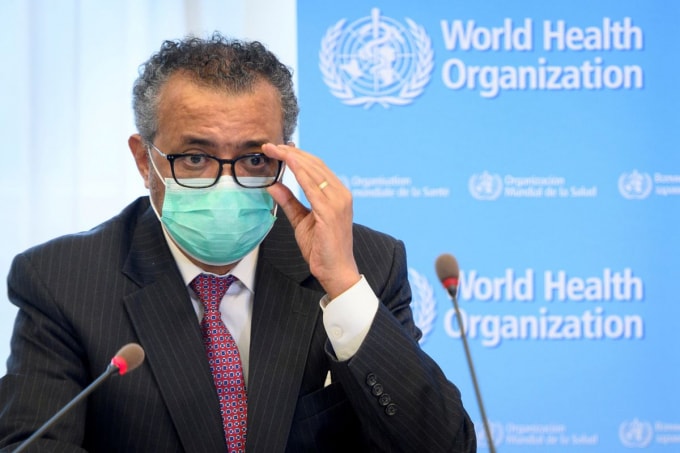 Trung Quốc nên cung cấp dữ liệu thô về nguồn gốc của đại dịch - ông Tedros nói. @ Reuters