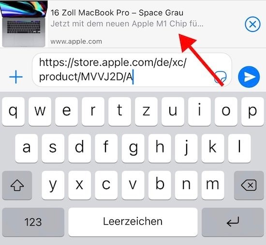 Trang web Apple Đức quảng bá về Macbook Pro 16 inch với bộ xử lý M1 mới.