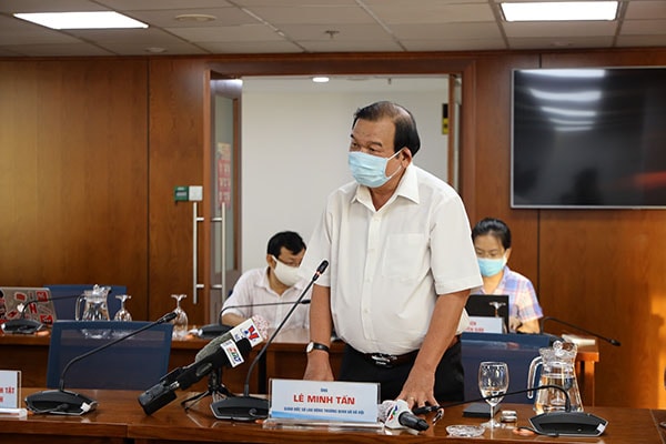 Ông Lê Minh Tấn, Giám đốc Sở Lao động - Thương binh & Xã hội TP. HCM.