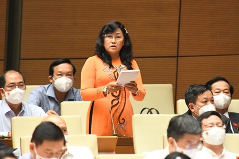 Đại biểu Quốc hội Nguyễn Thị Kim Bé (đoàn Kiên Giang).