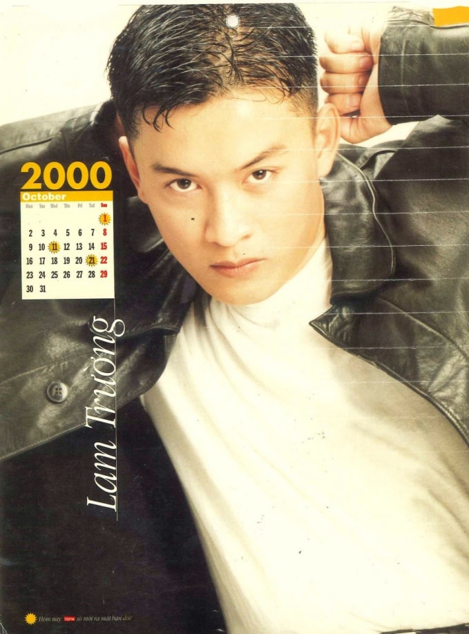 Lam Trường những năm đầu 2000 cũng cực kỳ lãng tử, phù hợp với dòng nhạc cantopop mà anh theo đuổi.