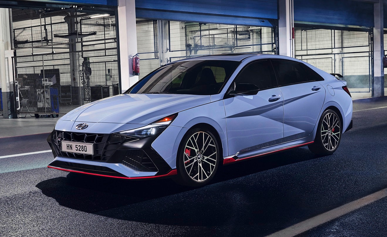 Hyundai Elantra N 2022. Ảnh: Carscoops