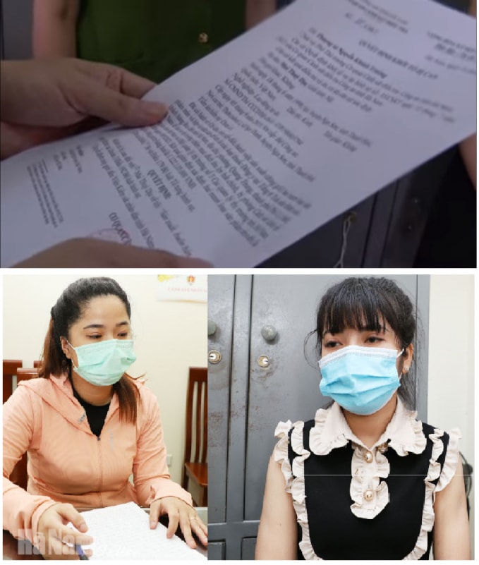 Các đối tượng vi phạm phát luật trong vụ án.