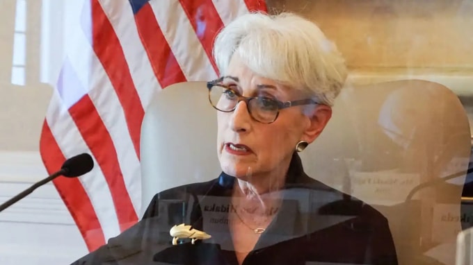 Thứ trưởng Ngoại giao Hoa Kỳ Wendy Sherman phát biểu tại Tokyo vào ngày 21 tháng 7 - Ảnh: Eri Sugiura
