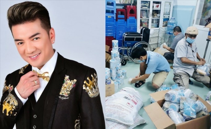 Đàm Vĩnh Hưng tham gia ủng hộ từ những ngày đầu.