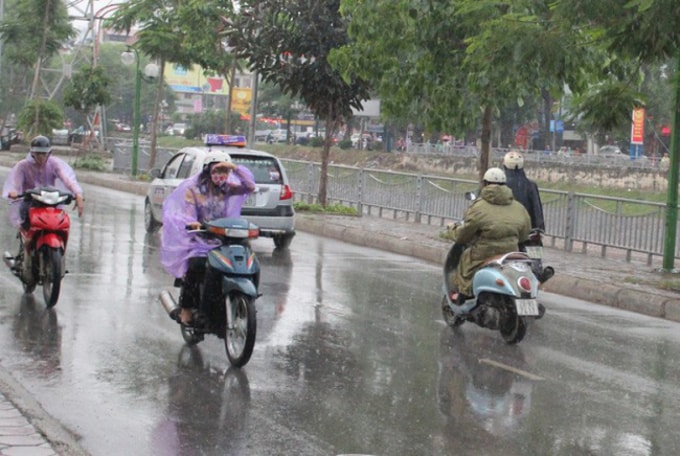 Bắc Bộ, Bắc Trung Bộ mưa vừa mưa to, có nơi mưa rất to. (Ảnh: vov)